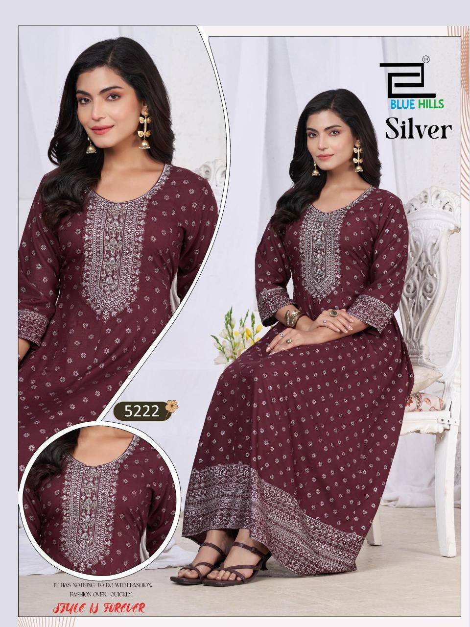 Blue hills silver Kurti manufacturers and suppliers in hydrabad